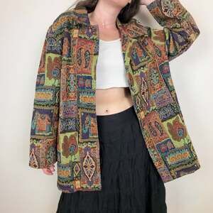 Vintage Tapestry Boho Jacket